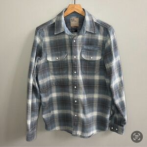 5.11 Tactical Snap Front Blue Flannel Shirt Men's Size Small